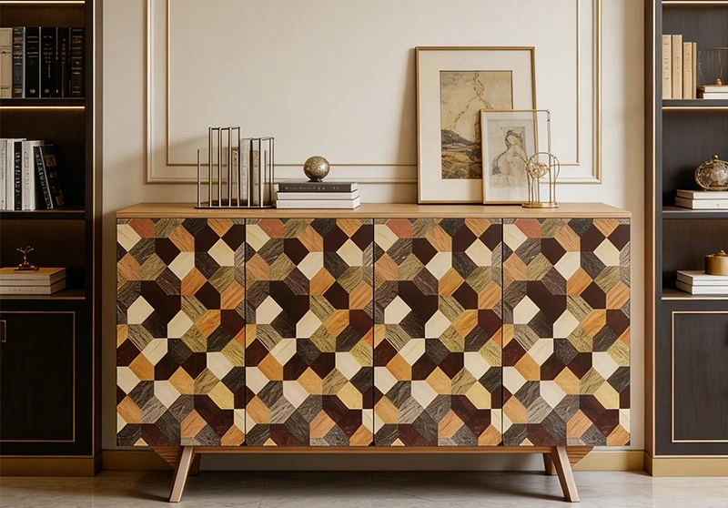 

Solid wood side cabinet All solid wood side cabinet against the wall Storage cabinet