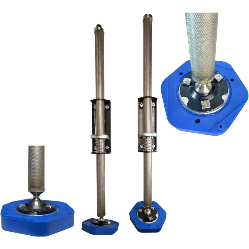 

Ladder Leveler with Rubber Foot– Our Patented Design has Heavy-Duty Stainless Steel knurled Anti-Slip Shaft; 20% L