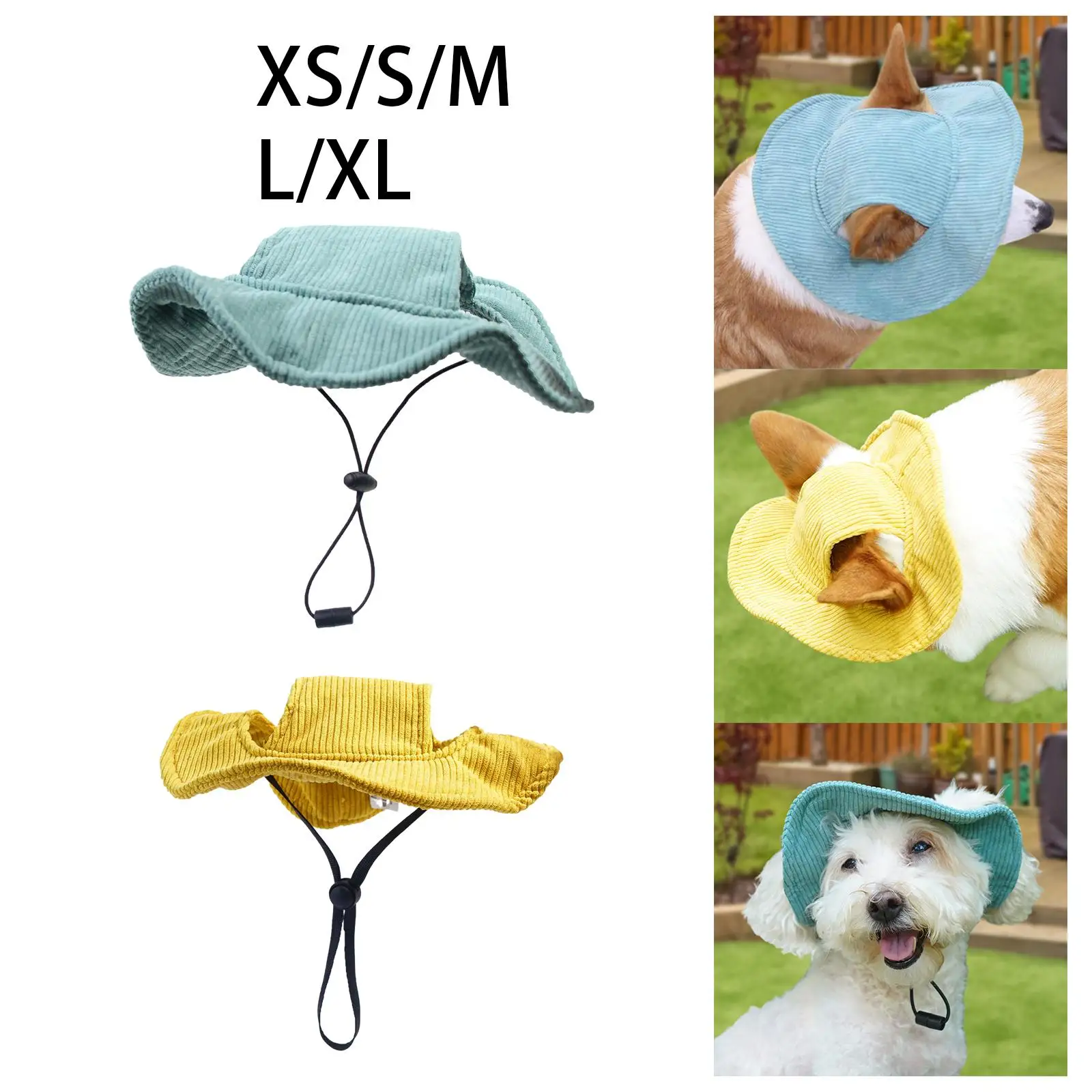 Outdoor Hat Adjustable Sun Visor Cap for Small Medium Large Dogs Puppy Cat Sun Hat for Running Outdoor Summer Sports Driving