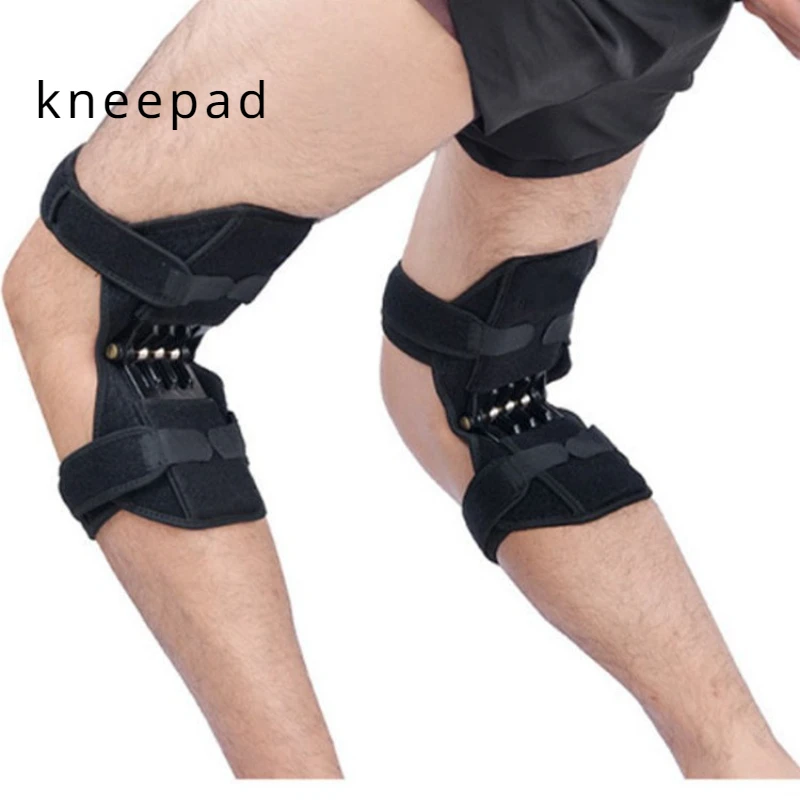 Sport Joint Support Knee Pads Breathable Non-slip Knee Leg Exercise Protector Gym Power Lift Spring Force Knee Booster Equipment