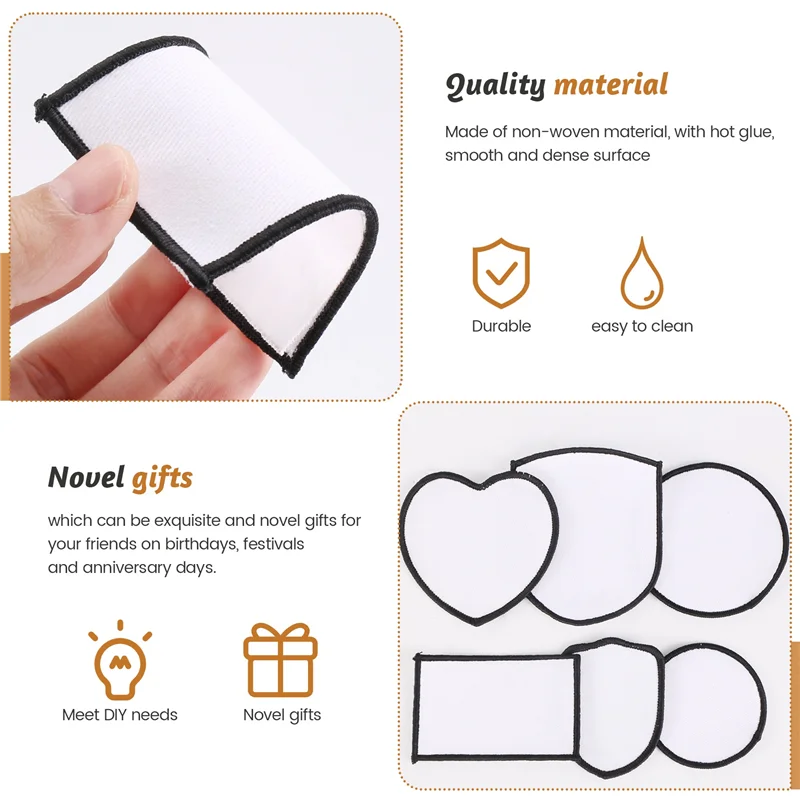 

YWDZ-60 шт., сублимационные заготовки, нашивки, тканевые железные нашивки, заготовки для ремонта, пустые нашивки для шапок «сделай сам», рубашек, обуви, принадлежности