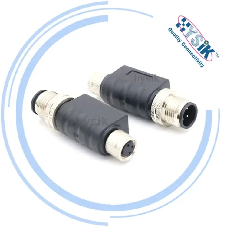 Compatible with Phoenix connector M12 to M8 aviation plug adapter
