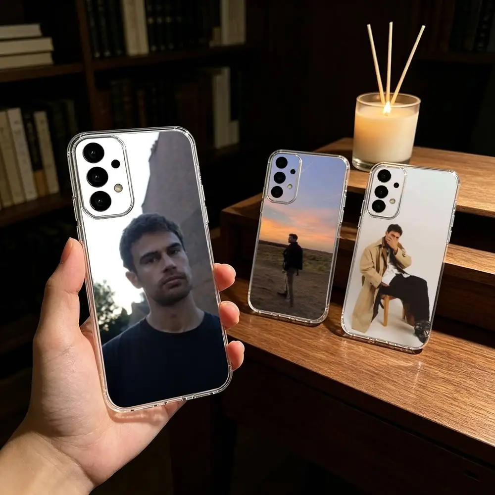 

Actor T-Theo James Phone Case For Samsung S25,24,21,22,23,30,Ultra,20,Plus,Fe,Lite,Note Transparent Cover