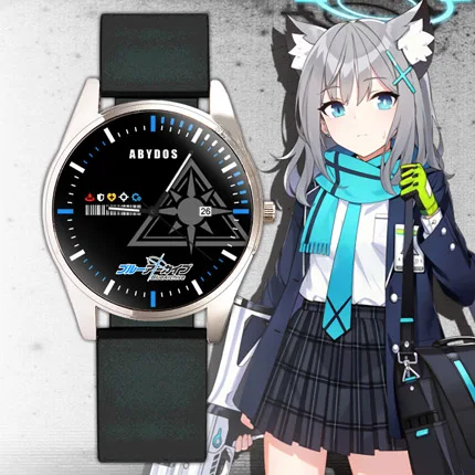 

Game Anime Blue Archive Theme Cosplay Couples Watches Digital Quartz Watch Waterproof Wristwatch Gift