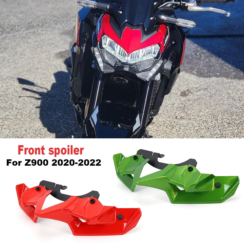 

For Kawasaki Z900 Z 900 2020 2021 2022 NEW Motorcycle Accessories ABS Front Spoiler Wind Deflector Aerodynamic Winglet kit
