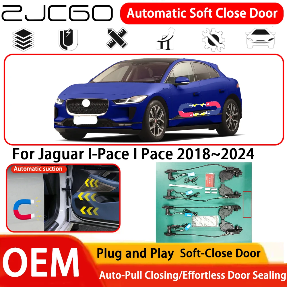 

﻿for Jaguar I-Pace I Pace 2018~2024 Car OEM Plug and Play Automatic Electric Soft Close Door Comfort Closing System ﻿