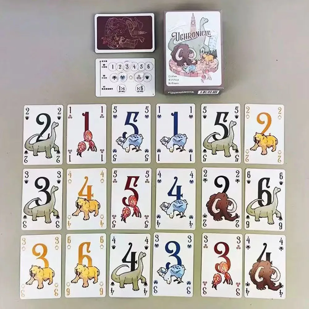 UGHRONICLE Board game cards Eating Dun Mechanism hand management 2-3 people Strategy Gathering Game