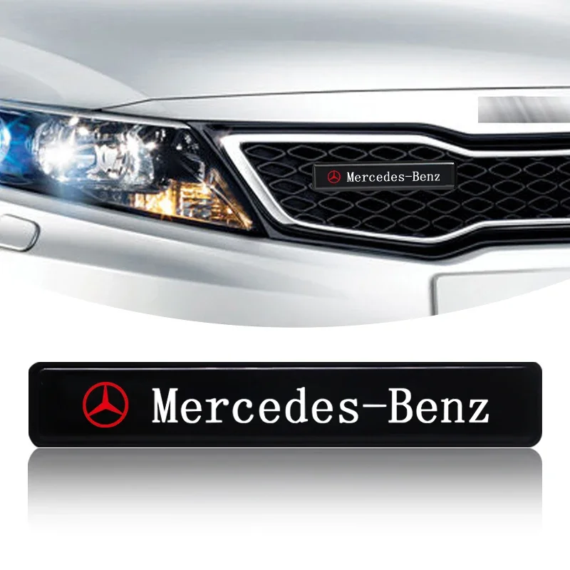 Car Front Hood Grille Logo LED Light Car Accessories For Mercedes Benz AMG A B C E G R S C230 C240 C250 C280 C300 C320 C350 C400