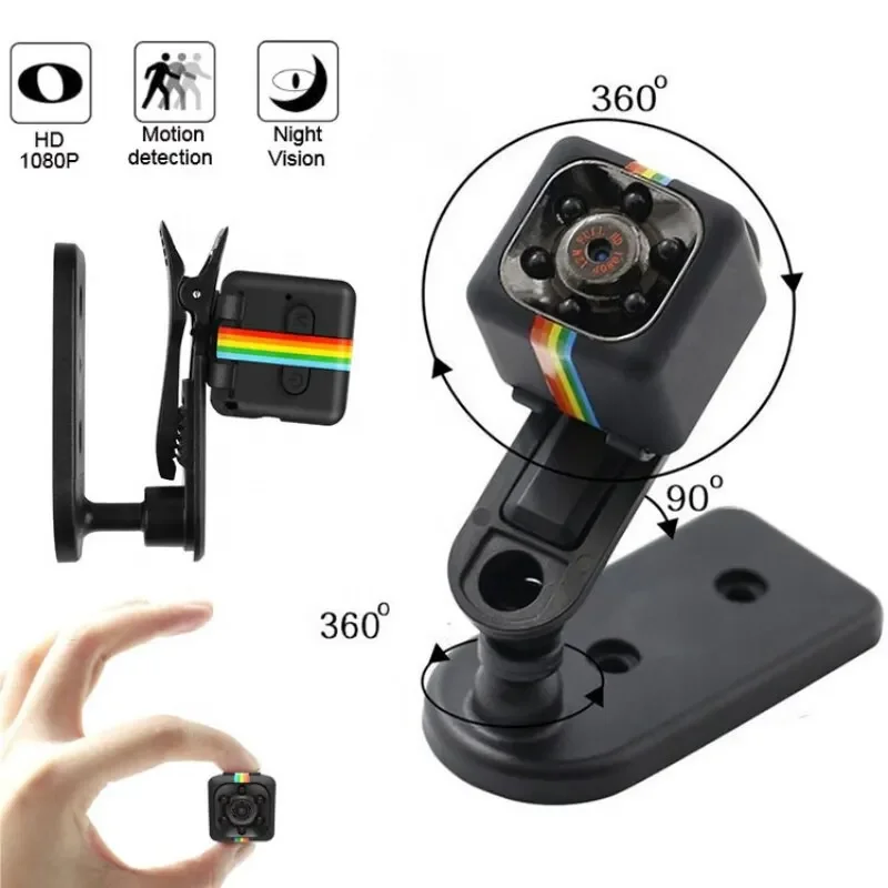 mini camera de visao noturna filmadora micro camera video esporte dv video ultra pequena cam hd 1080p camera seguranca em casa sq11 01