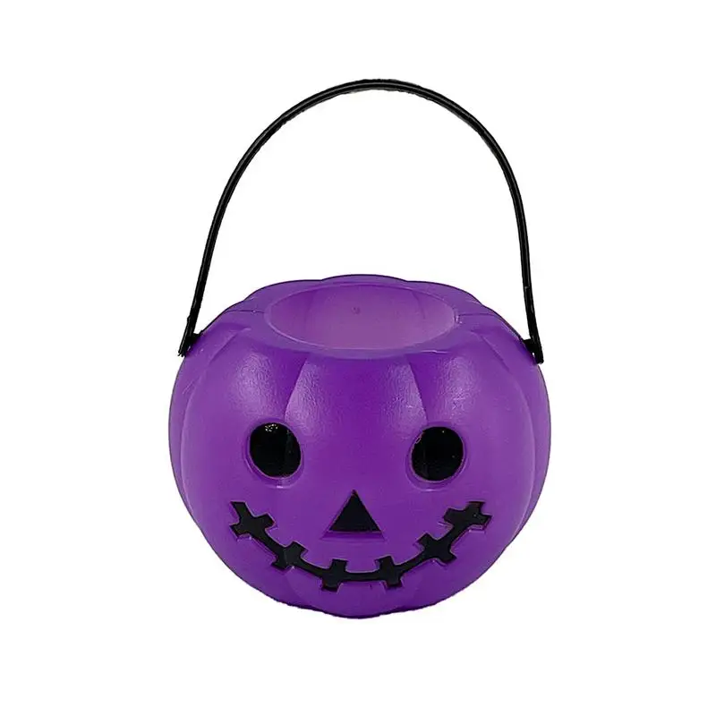 Trick Or Treat Bucket Candy Bucket Pumpkin Ghost Trick Or Treat Party Bags Reusable Candy Bags Trick Or Treat Bags Portable