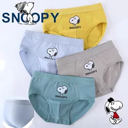 Snoopy Children's Underwear Boys Panties Cartoon Cute Print Breathable Comfortable Pure Cotton Soft Baby Boy Underwear Gifts New