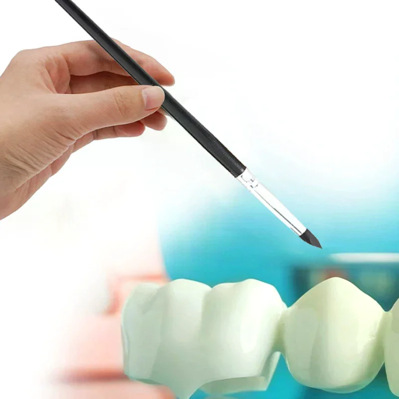 

5Pcs Dental Resin Shaping Brush Pens Silicone Nails Art Brushes Various Size Dentistry Composite Cement Porcelain Teeth