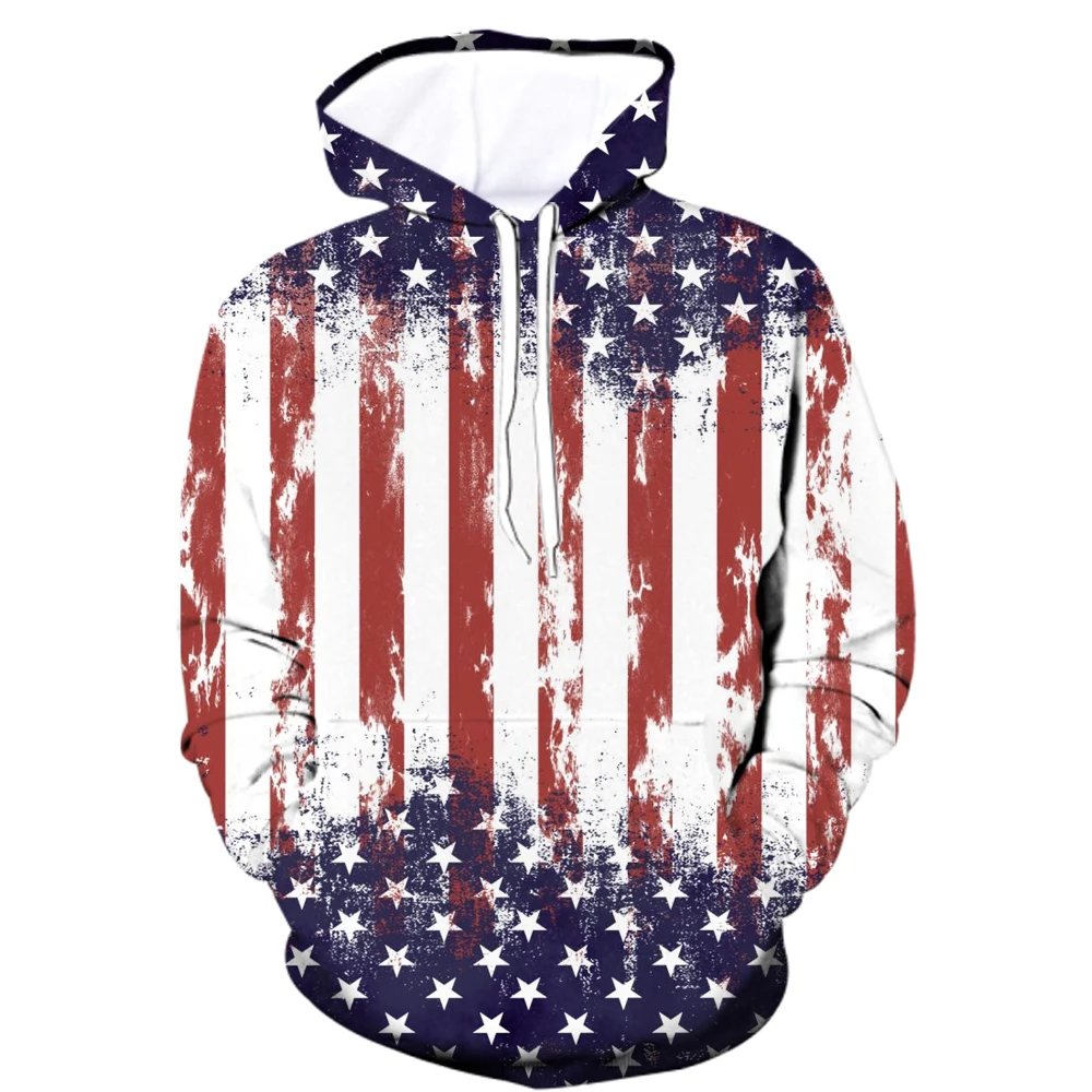 Men's 3D Print Star Graphic Autumn Winter Hoodies Festival Carnival Party Long Sleeve Hooded Top Fashion Creative Casual Clothes