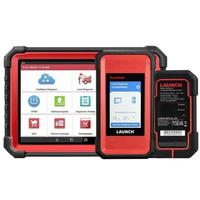 

For X431 PRO3S+ V5.0 12V Car + LAUNCH X431 SmartLink C HD Heavy Duty 24V Truck Full System Diesel Diagnostic Tool