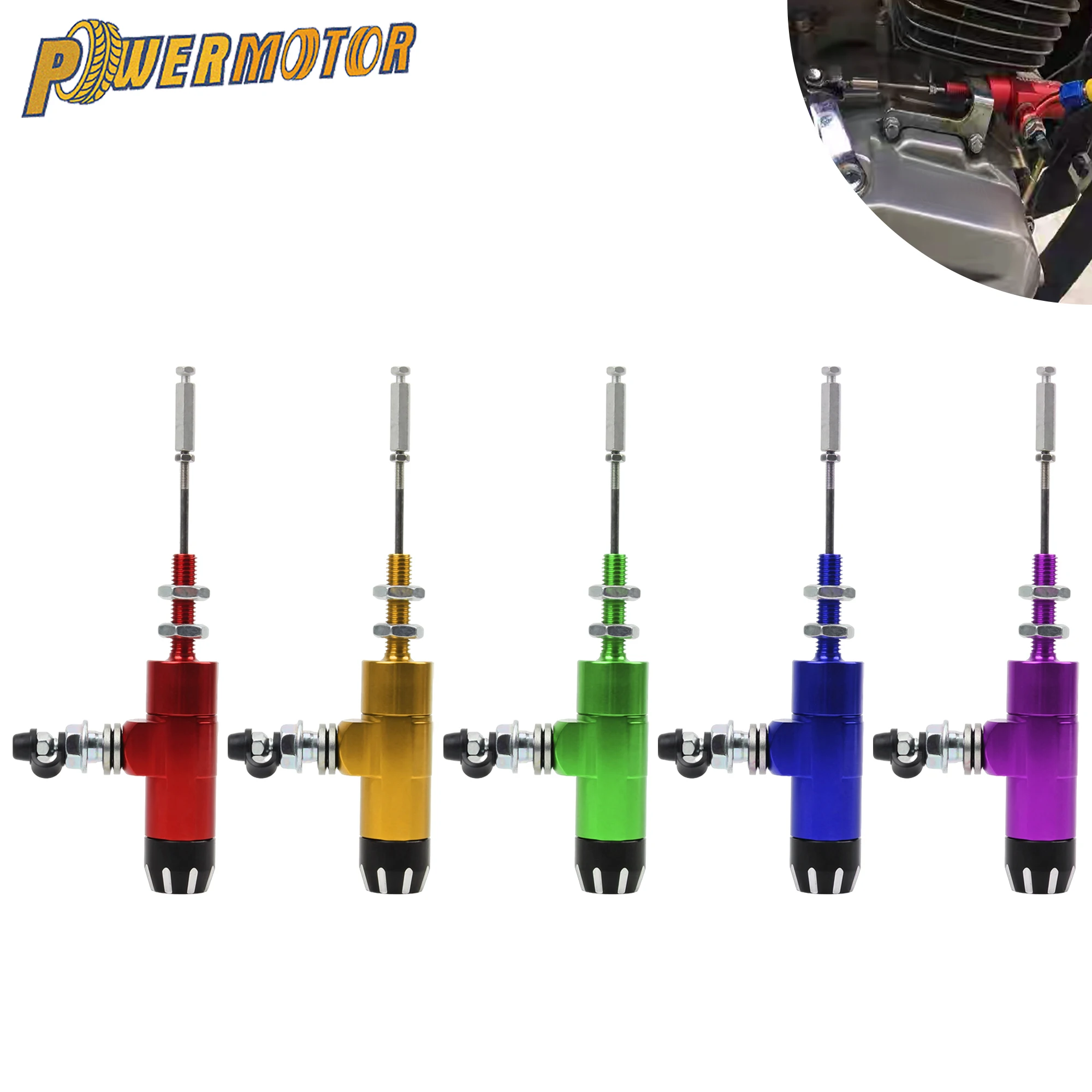 

Motocross Performance Hydraulic Clutch Pump Rod System Efficient Transfer Pump For Honda Yamaha Suzuki DirtBike Modified Parts