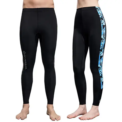 Men's Women's Long Diving Pants Sunscreen Jellyfish-proof Beach Water Sports Snorkeling Surfing Quick-drying Swimming Leggings