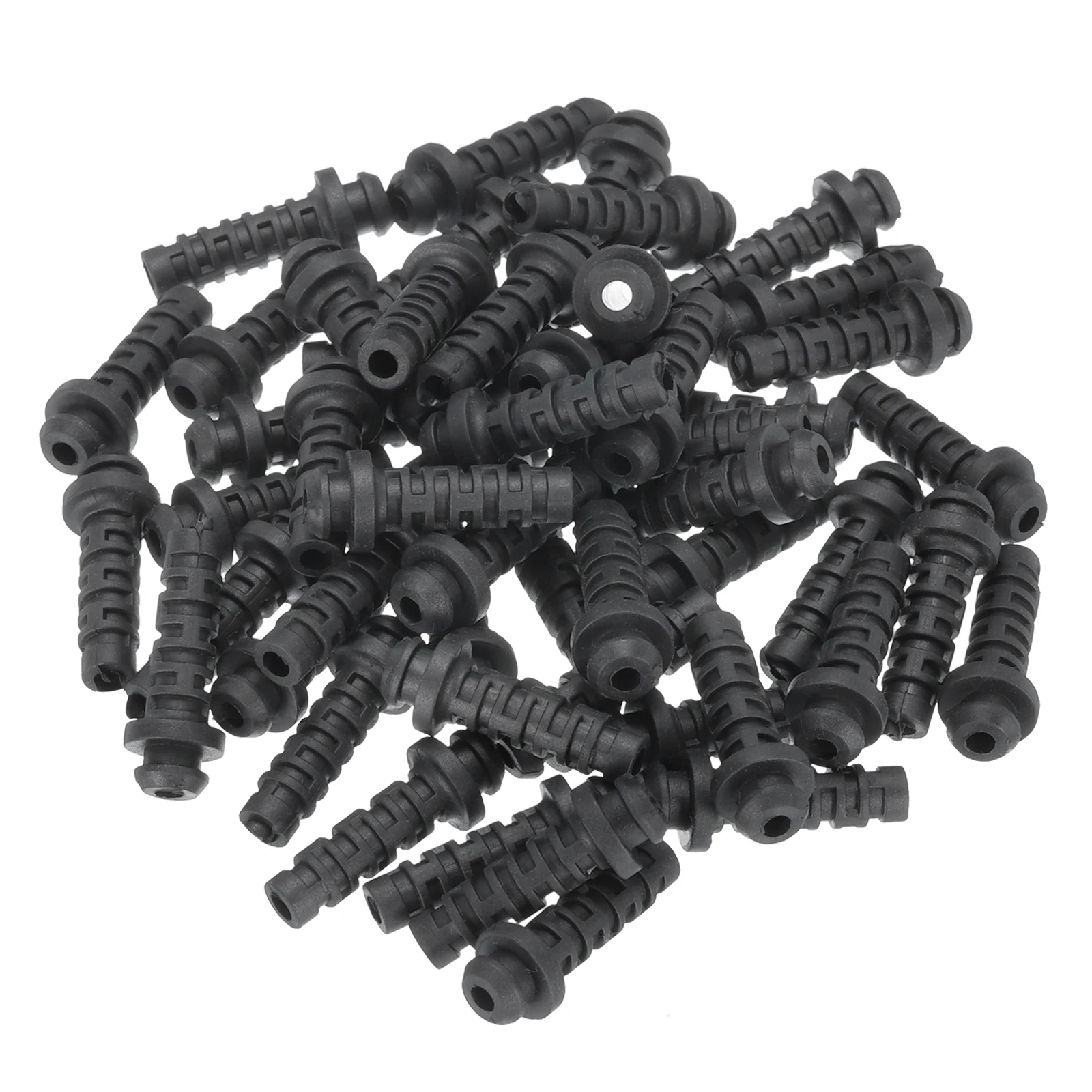 

50pcs 3/4/5/6/6.5/7.5/8mm Strain Relief Cord Connector Cable Bushing Boot Sleeve for Electric Cable Cord Insulation Protection