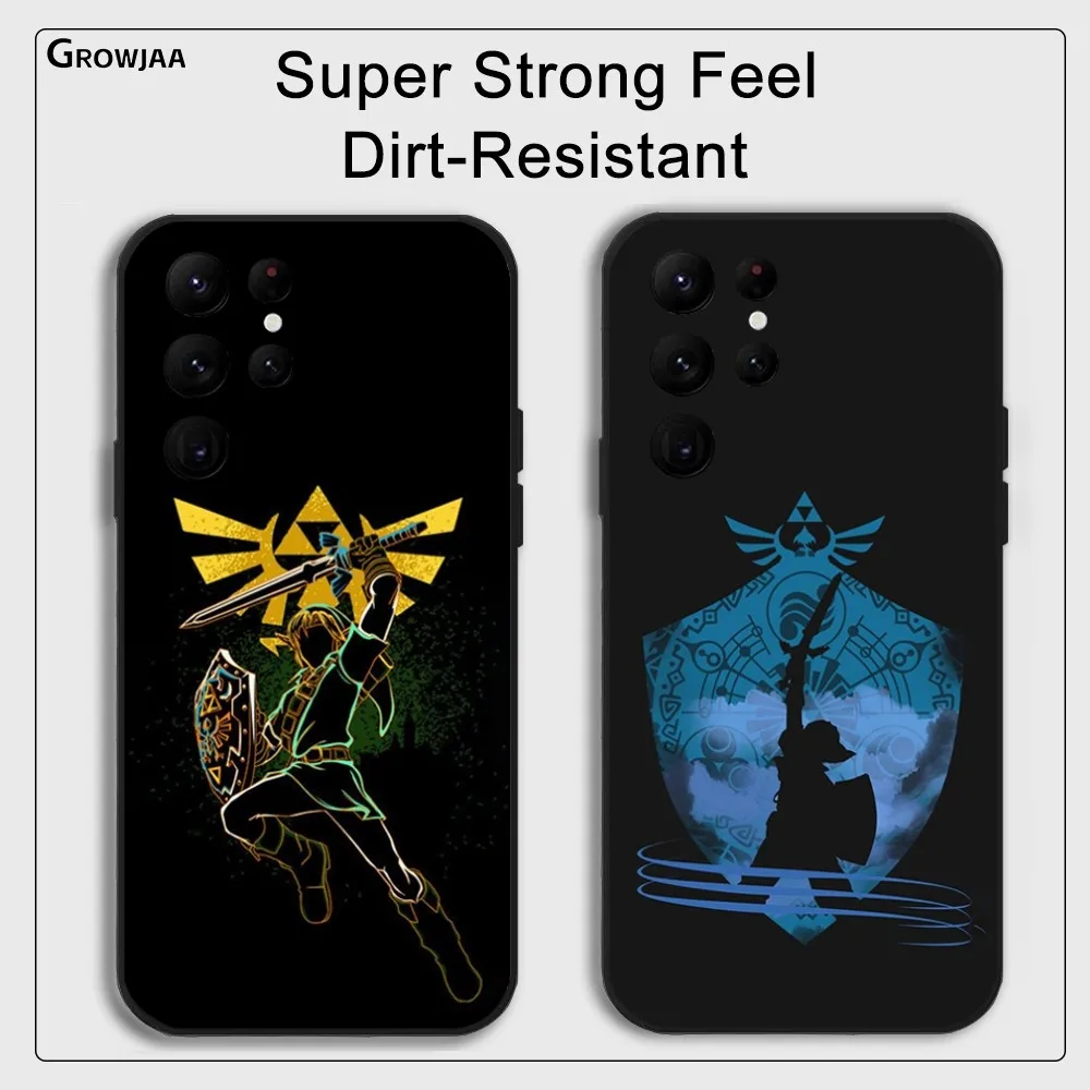 GameThe Legend Of Zeldas Phone Case for Samsung Galaxy S24 Ultra S22 S23 Ultra S21 S20 5G Protective Silicone TPU Funda