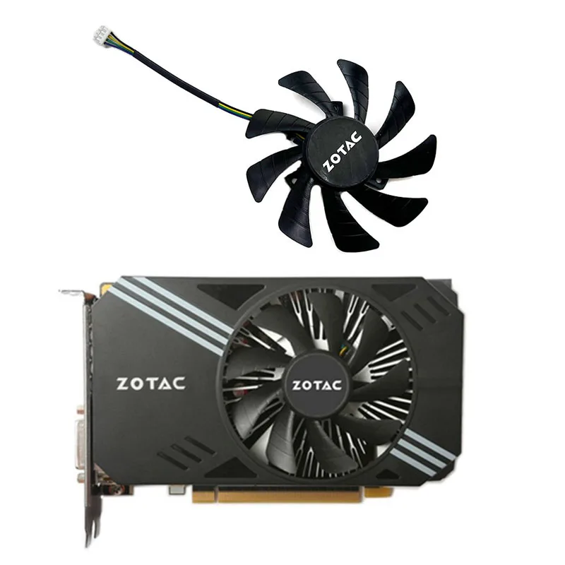 T129215SH GA92S2U 4PIN 85MM 82mm Heatsink Fan Replacement ZOTAC GTX 1060 960 950 GTX1060 3GB ITX Mini Graphics Card Tick Fan