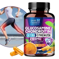 Glucosamine with Chondroitin Turmeric MSM, Triple Strength for Adult Men and Women Bone, Knee, Joint & Back Comfort, Immunity