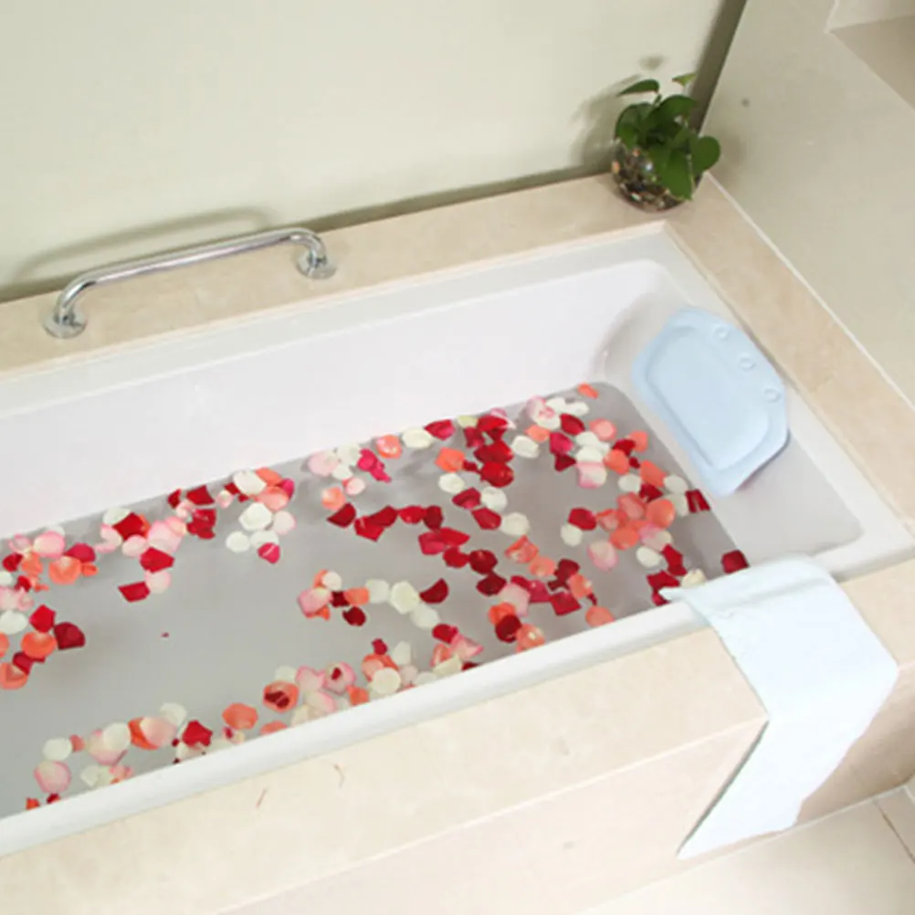 

Bathtub Pillow Sky-blue PVC Cushion Sponge Suction Cup for Pillows Comfortable Stylish