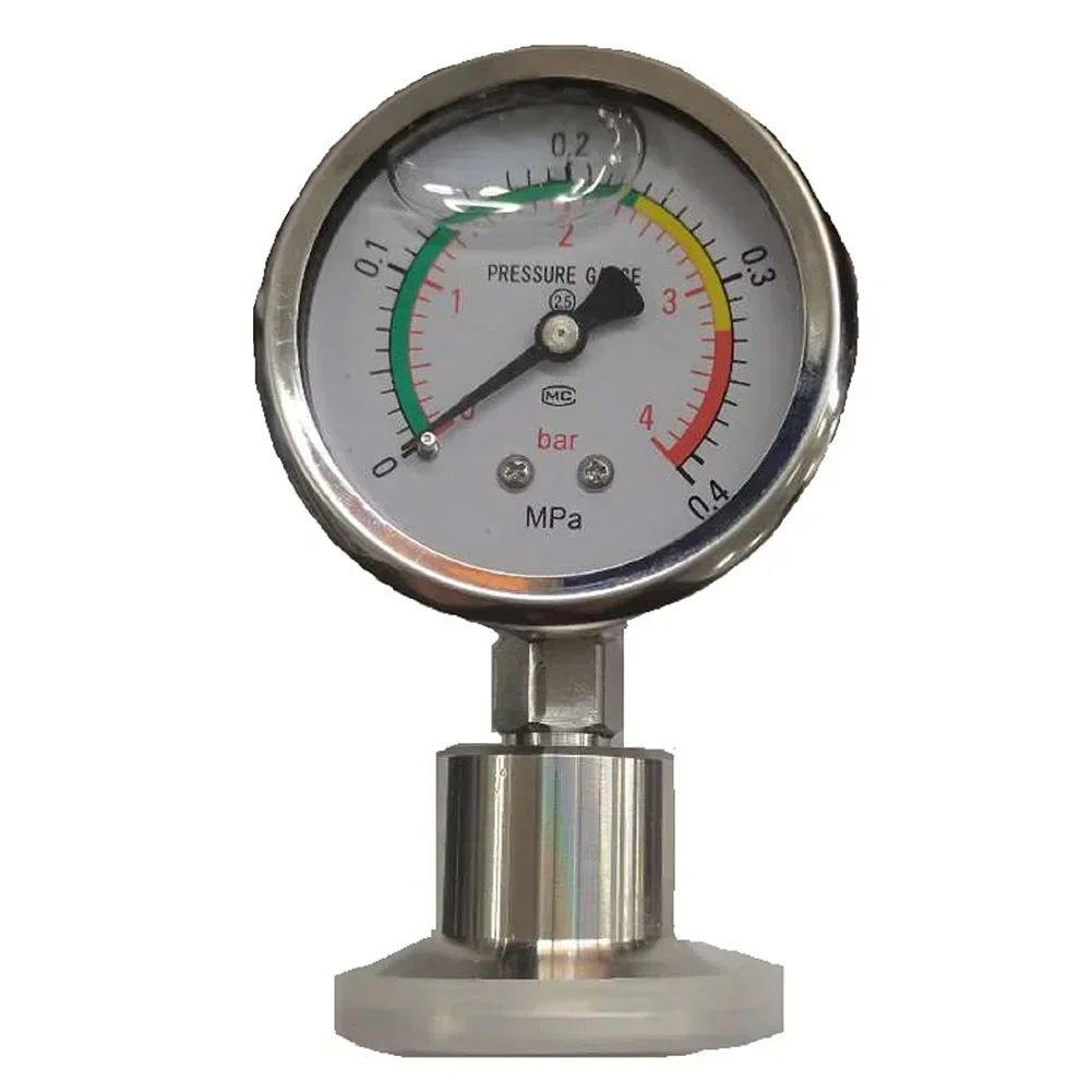 

Diaphragm Pressure Gauge YTP60 50 5mm OD With 0 0 4MPa Range Perfect For Sanitary Applications In Various Industries