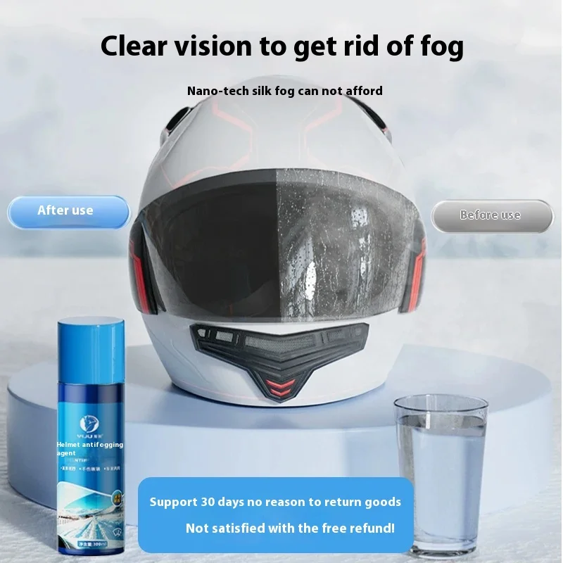 【Hot Sale】Helmet Antifogging Spray Winter Lens Spray Antifogging Sticker Special Demister For Breathing Motorcycle Rain Proof