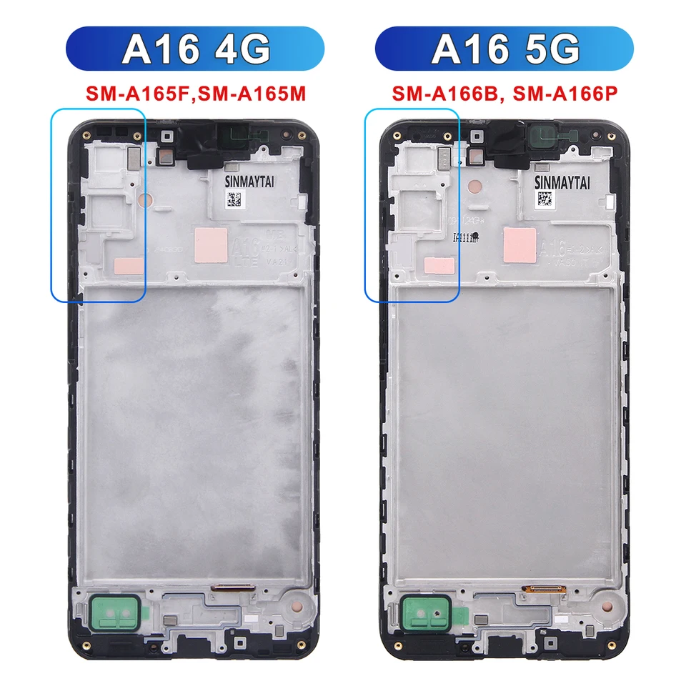 Pantalla LCD 100% probada para Samsung A16 4G SM-A165F, pantalla táctil y digitalizador para Samsung A16 5G A166 SM-A166B 4