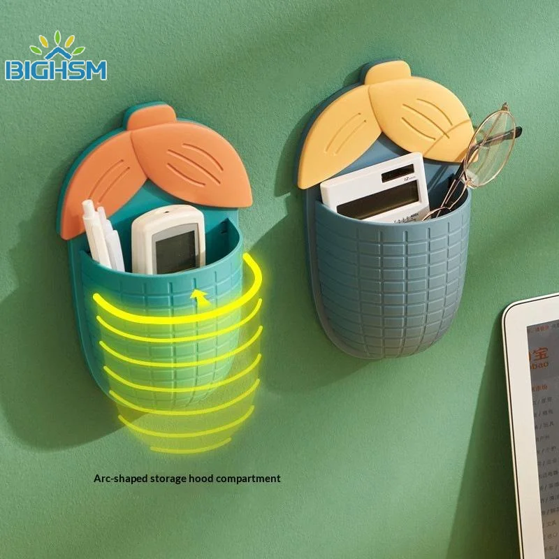 2Pcs Toilet Punch-free Organizer Corn Storage Rack Bathroom Washstand Toothbrush Tube Toothpaste Storage Box Mask Storage Shelf