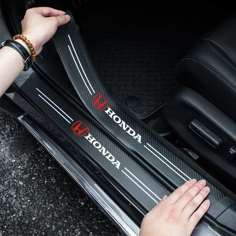 Autocollants de porte de voiture anti-rayures, 5 pièces, accessoires pour Honda Civic Fit Accord City Vezel CR-V S660 Odyssey HR-V