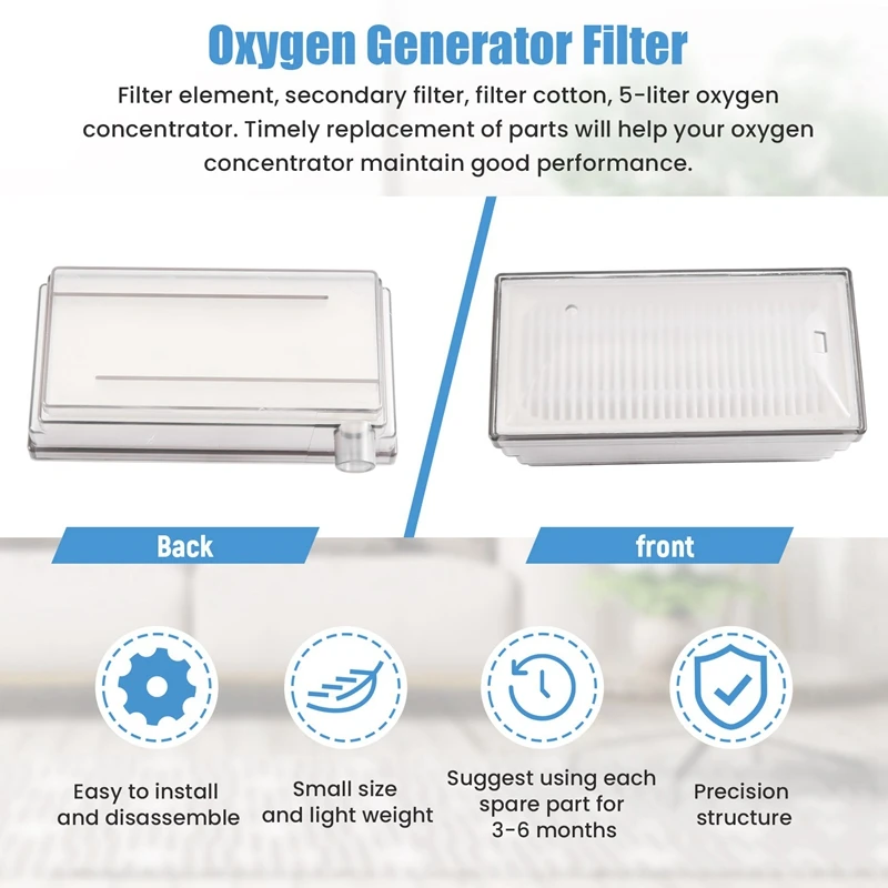 Filter Replacement Accessories For  Everflo 5L Oxygen Generator Machines