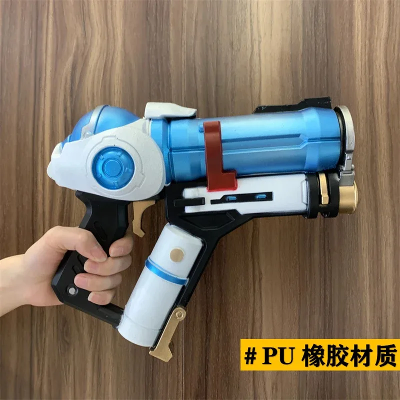 

AIAI 2025Kawaii Cos Prop Gun Polar Bear LongSleeved Cute Pajamas Costumes Clothing Game Kawaii Mei Overwatch Cosplay