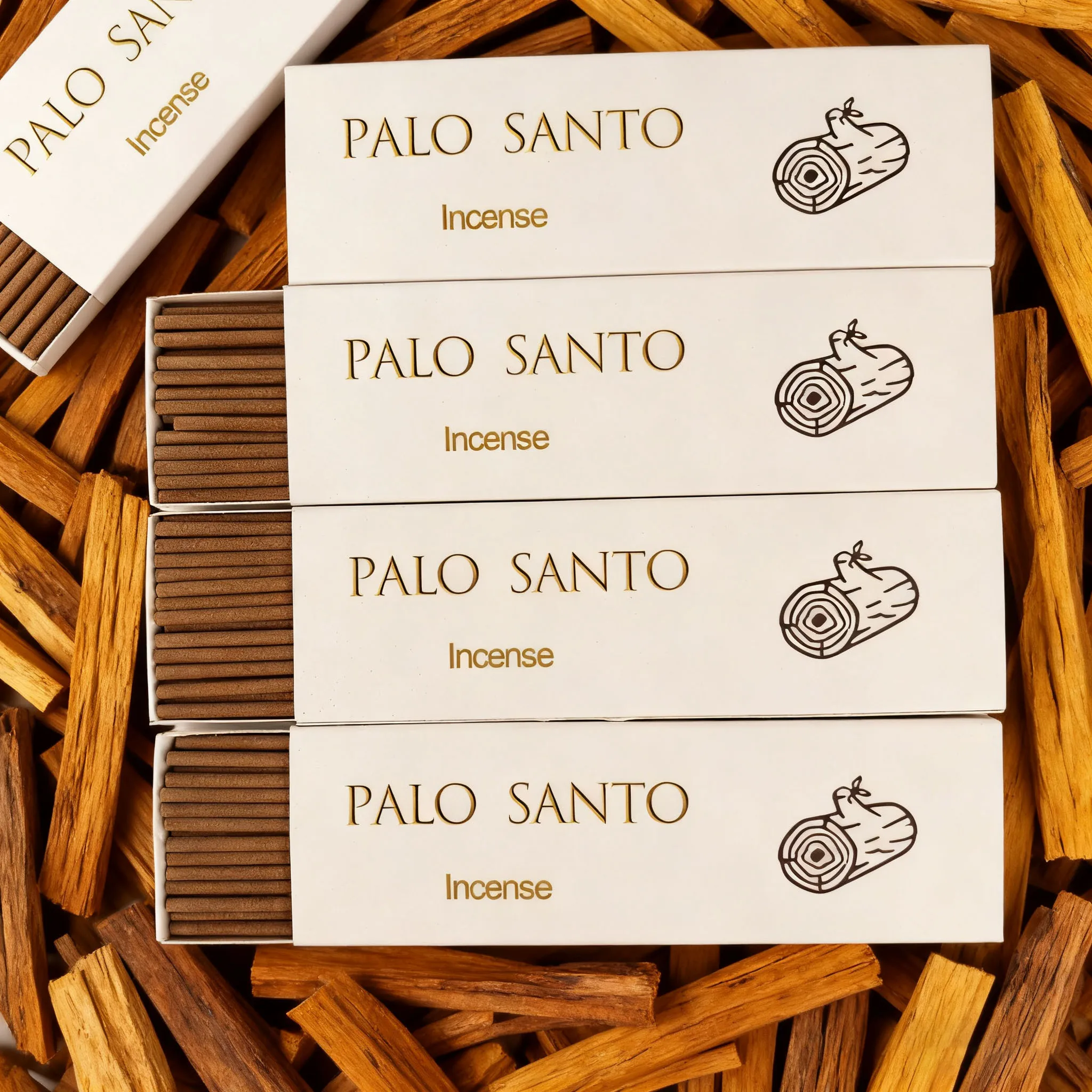 35Pcs/Box Peruvian Sacred Wood Incense Sticks, a Set of 4 Boxes, Suitable for Home Decoration, Yoga, Office, Camping, Parties, with Long-Lasting Fragrance, Made from Natural Incense Powder, Essential Incense for Feng Shui and Good Luck