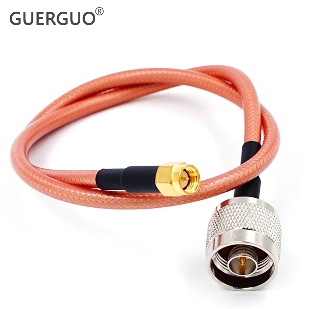 

N Female to SMA Male Plug Adapter RF Coaxial RG142 RF Cable Double Shielded Crimp WIFI Router Antenna Extension Jumper Pigtail