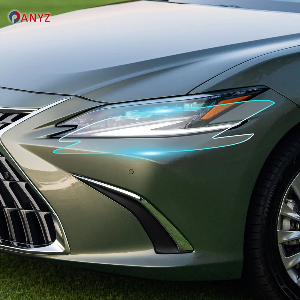 

KUNGKIC TPU Car Headlight Film for Lexus ES 250 300H 350 2019-2023 Clear Bra Kit Decal Pre Cut PPF Scratch Paint Protection Film