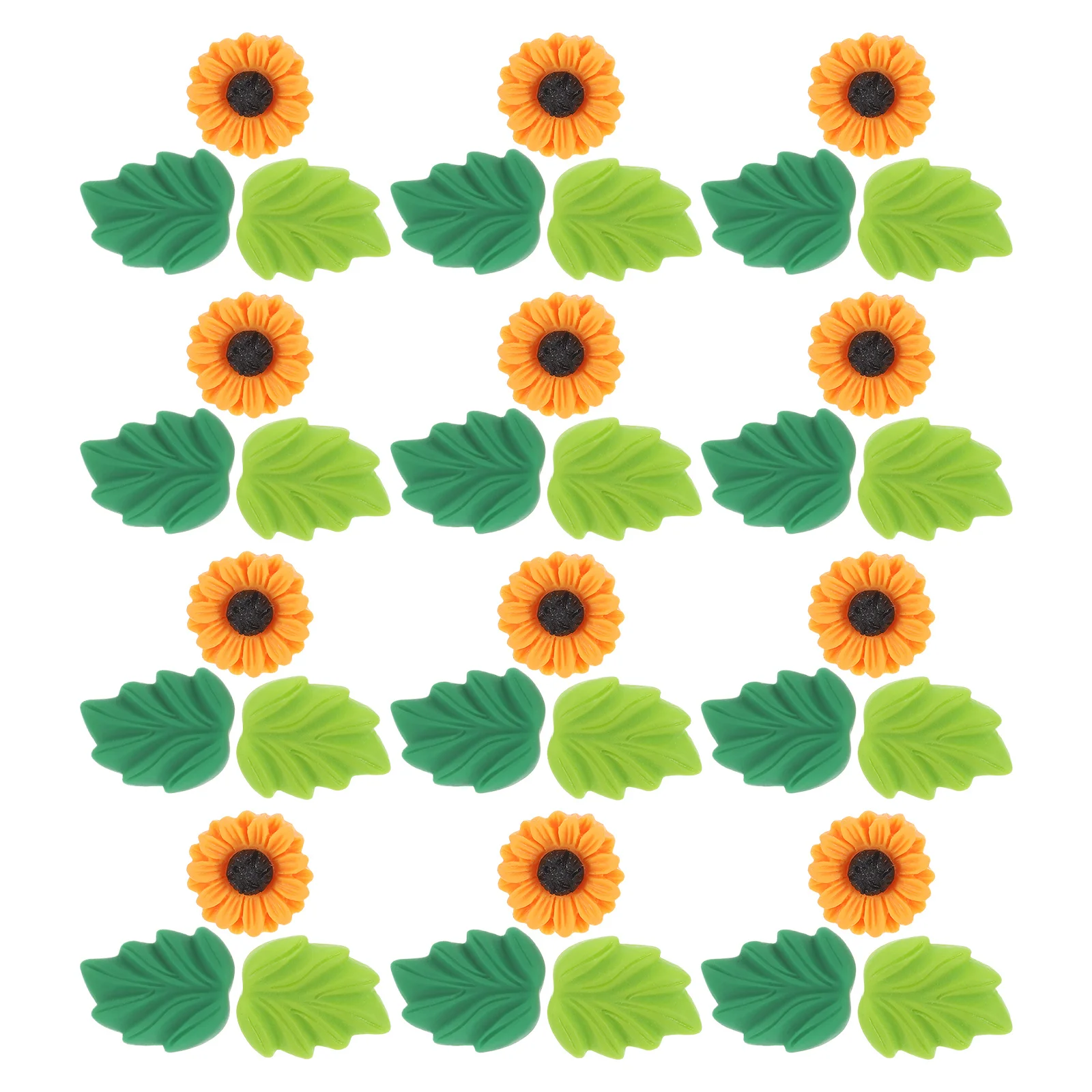 40 قطعة دبابيس ضغط عباد الشمس الورقة الخضراء الإبهام المسامير للوحة الفلين لوحة الإعلانات مكتب عرض الصور رسالة جدار ديكور تك #4