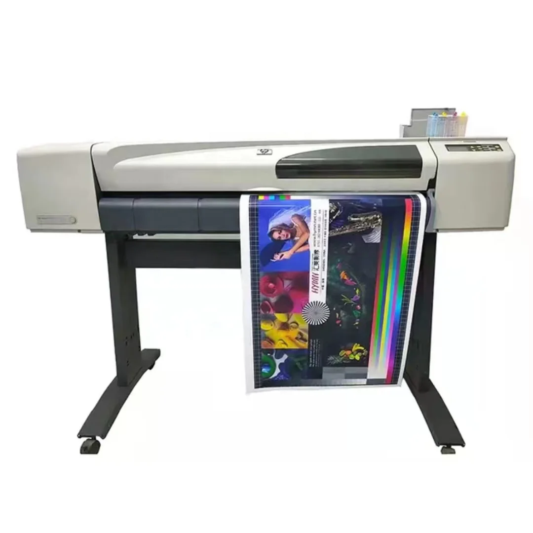 Classic 4 color Plotter for HP500 used Inkjet Plotter 914mm A0 size in Stock