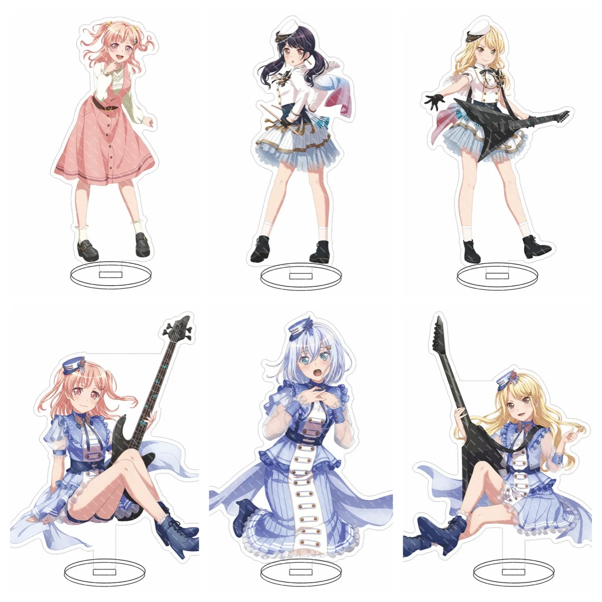 

HOT Anime BanG Dream! Cosplay Acrylic Stand Ornaments Saya Yamabuki Arisa Ichigaya Ran Mitake Figure Stand Gifts 16CM