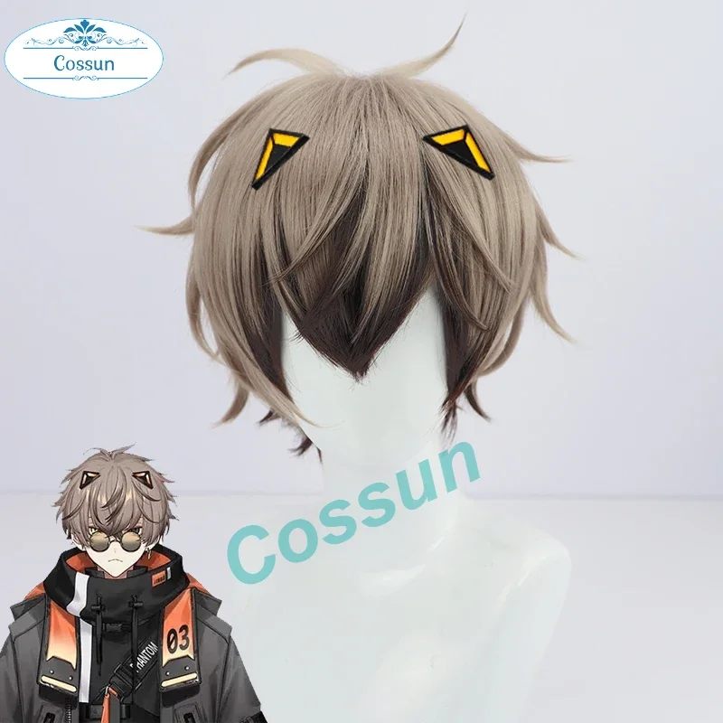 Anime! Vtuber NIJISANJI Nocytx Alban Knox Cosplay Wig Heat Resistant Synthetic Hair Halloween