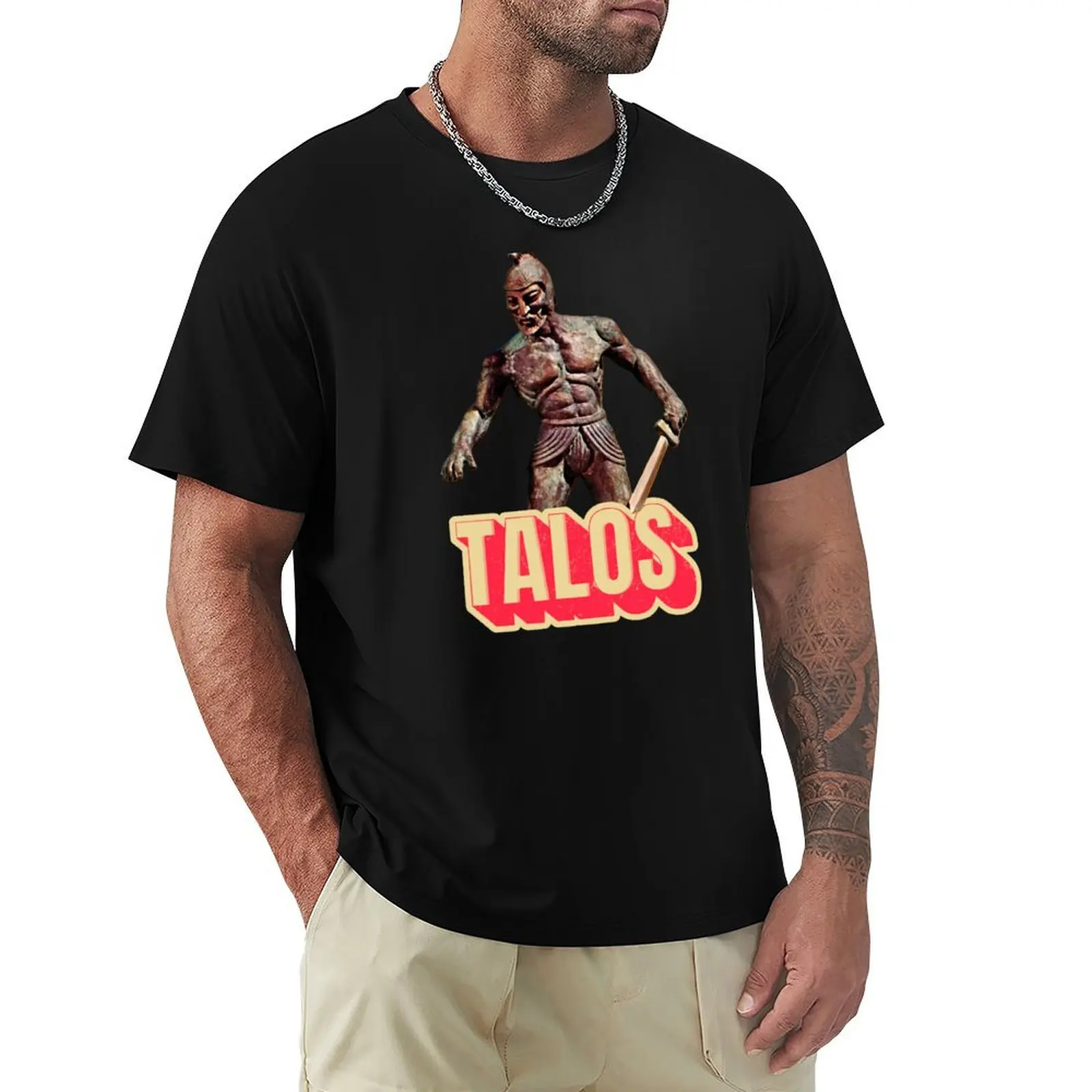 

Ray Harryhausen Talos HD T-Shirt Labor Work Casual T-Shirt