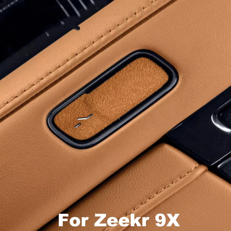 For Zeekr 9X 2025 2026 Door Switch Button Cover Trim Anti Scratch Car Interior Tuning Accessories
