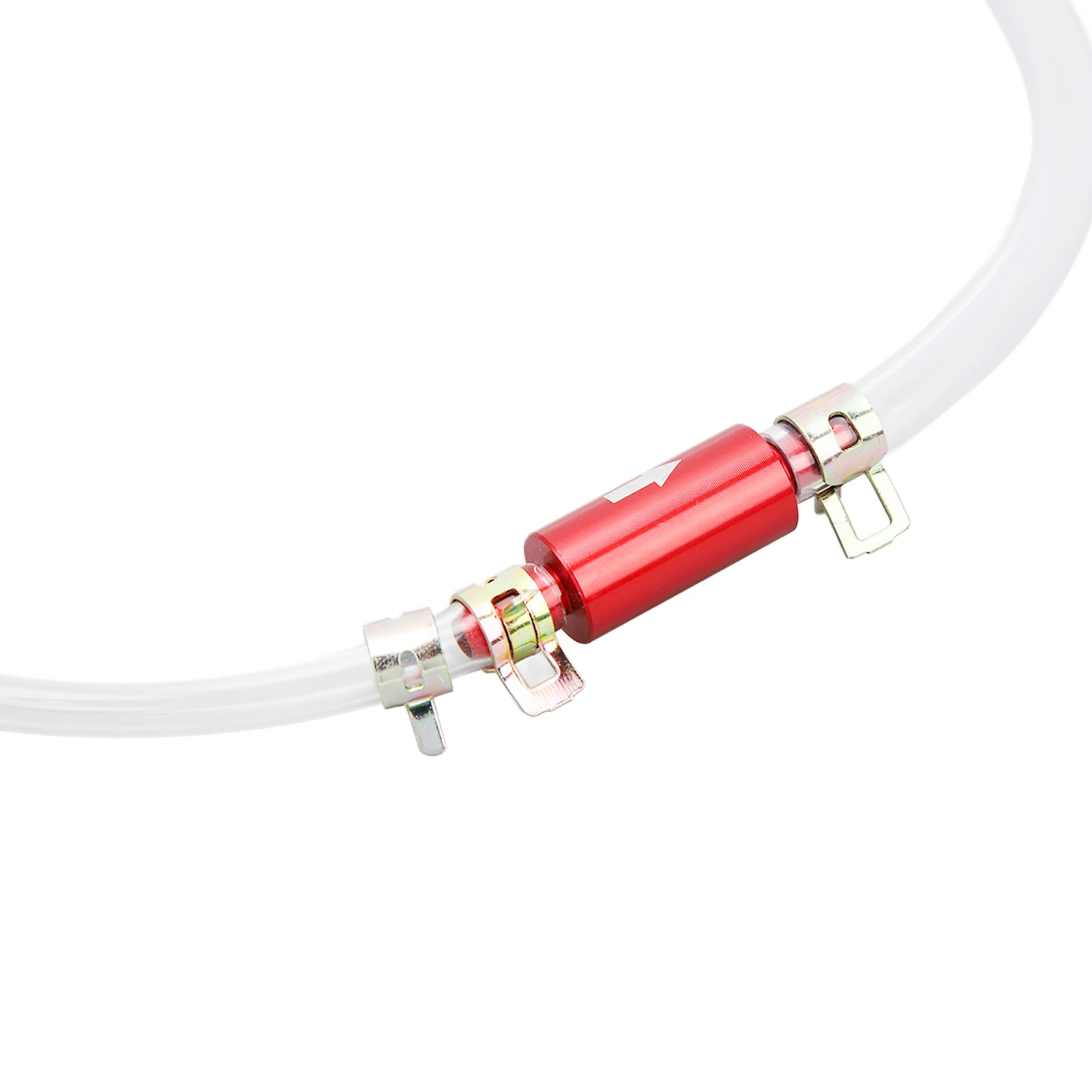 2pcs Brake Bleeder Hose 6MM One Way Check Valve Tube Bleeding Tool Kit Wear Resistant Universal for Motorcycle Car view 4
