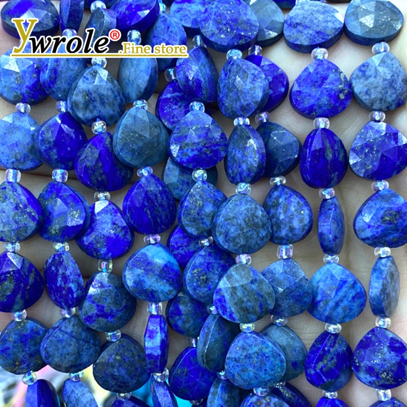 

Натуральный камень лазурит 12 мм граненое сердце любви свободные бусины-разделители для изготовления ювелирных изделий Diy ожерелье браслеты подвески аксессуары