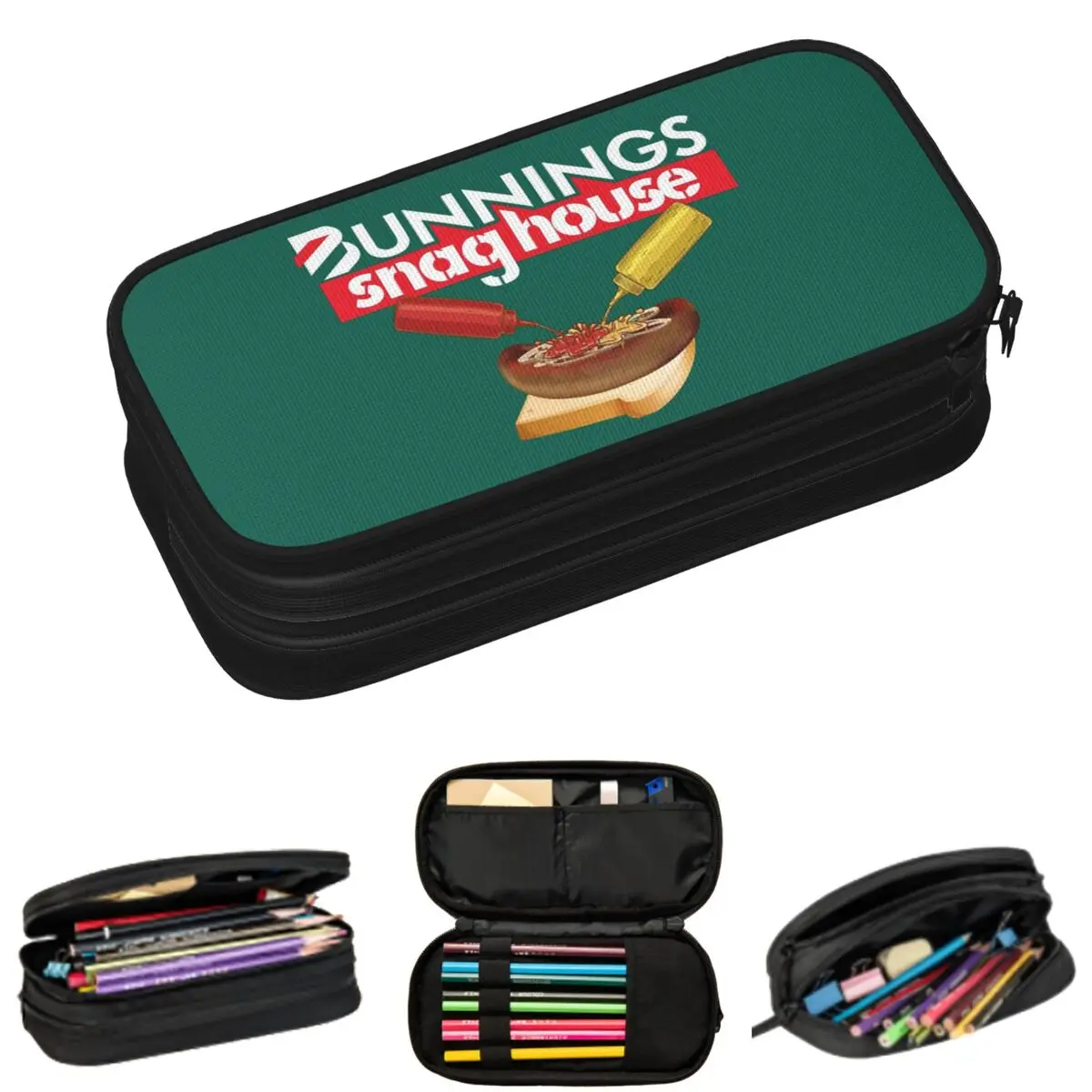 Bunnings Snaghouse Federmäppchen für Schülergeschenke, Stiftbox, Bleistiftbeutel, großes Fassungsvermögen, Federmäppchen