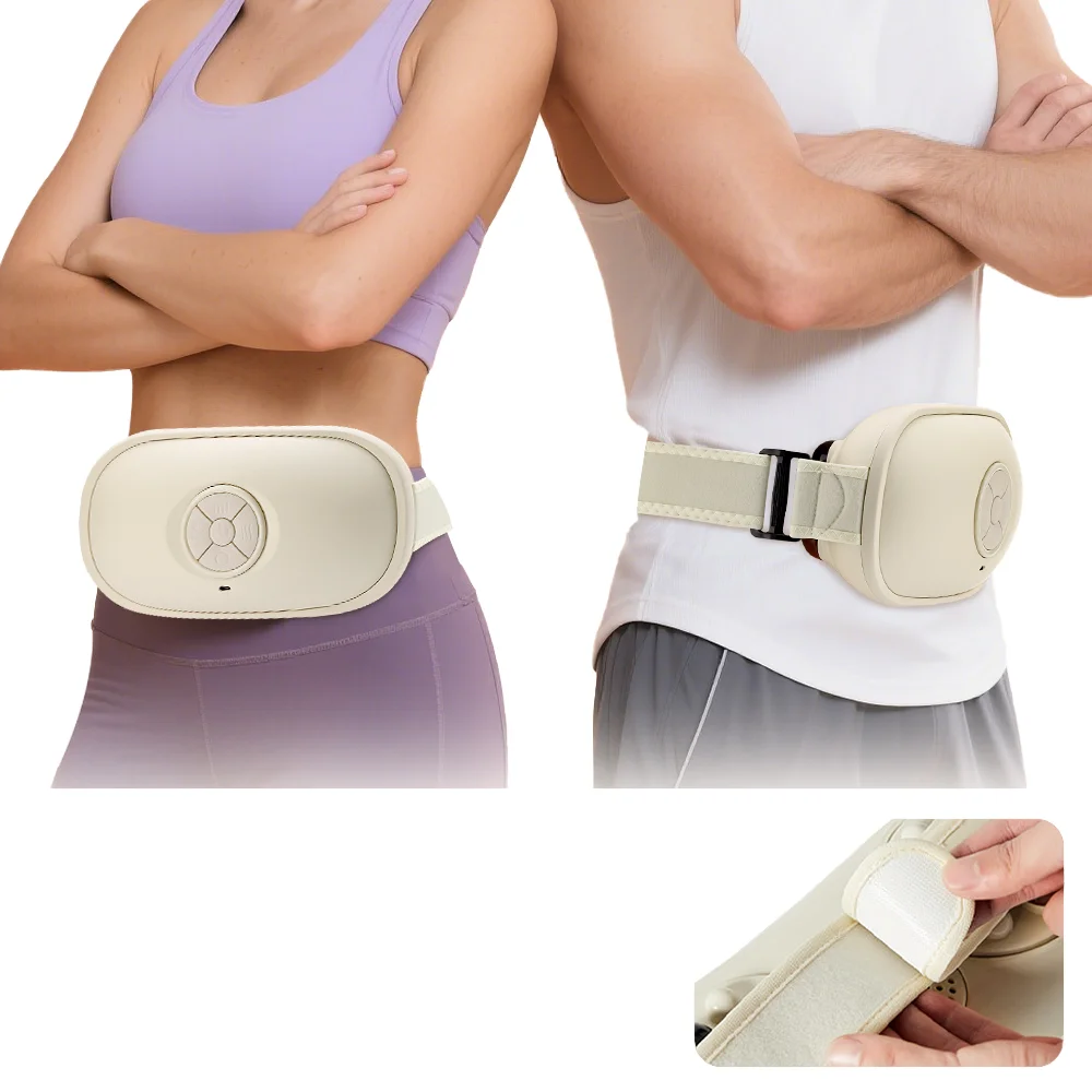 

Smart Library 2 Levels Heated Bian Stone Kneading Anti Cellulite Remover Electric Abdominal Belt