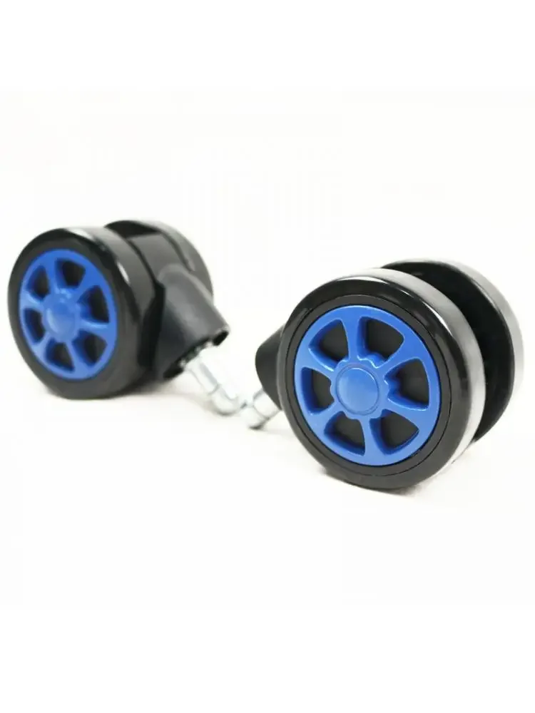 5 Packs 60mm Car Wheel Style Office Chair Casters - Large Color Furniture Replacement Casters