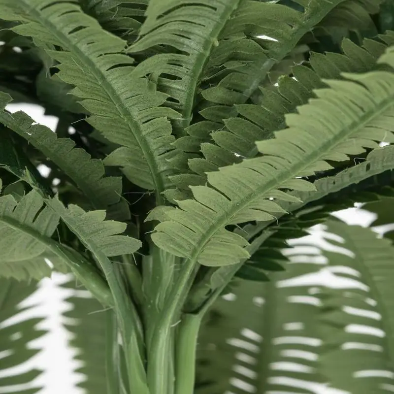 

Faux Boston Fern Foliage 43-47 Inch For Home Office Wall Decor, 88 Dense Branches Realistic Texture Large Hanging Greenery Artificial Plant Swag (Flowerpot Unincluded)
