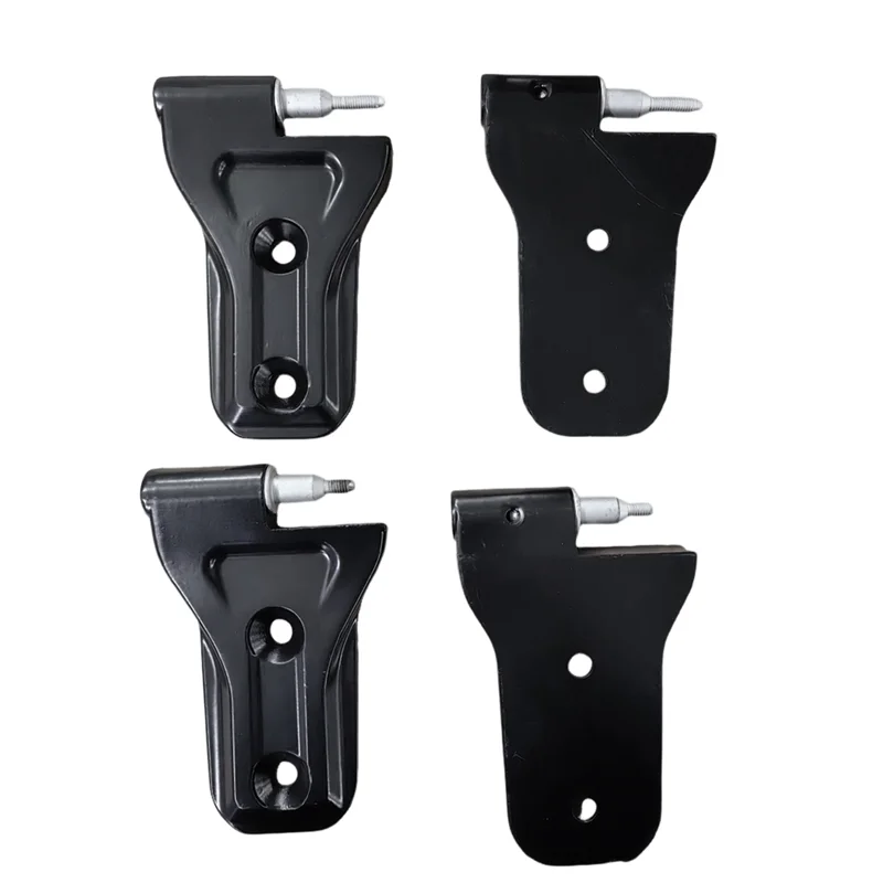 

1Set/4Pcs Car Body Door Hinge Kit For Jeep Wrangler JL 2DR 2018+ Side Door Hinges Cover Trim Long Top And Short Bottom Parts-A65