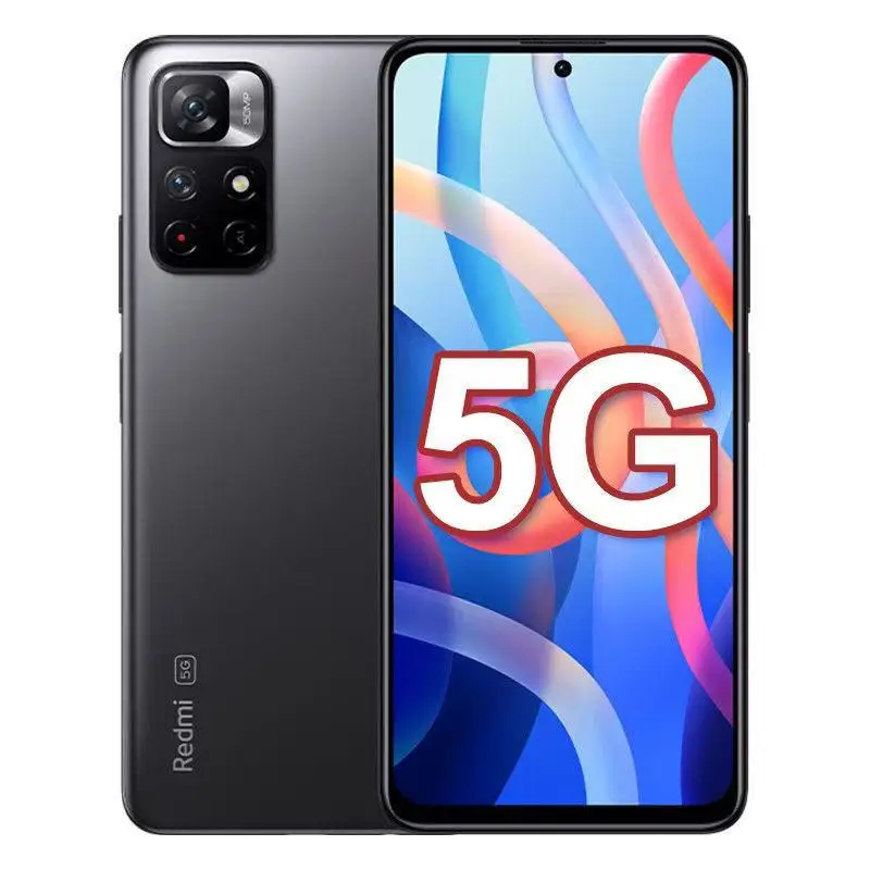 ROM العالمي Xiaomi Redmi Note 11 5G 5000mAh 18W شحن 50MP كاميرا ثلاثية 6.5 ''90 هرتز عرض MTK HelioG88 ثماني النواة 5G الهاتف الذكي