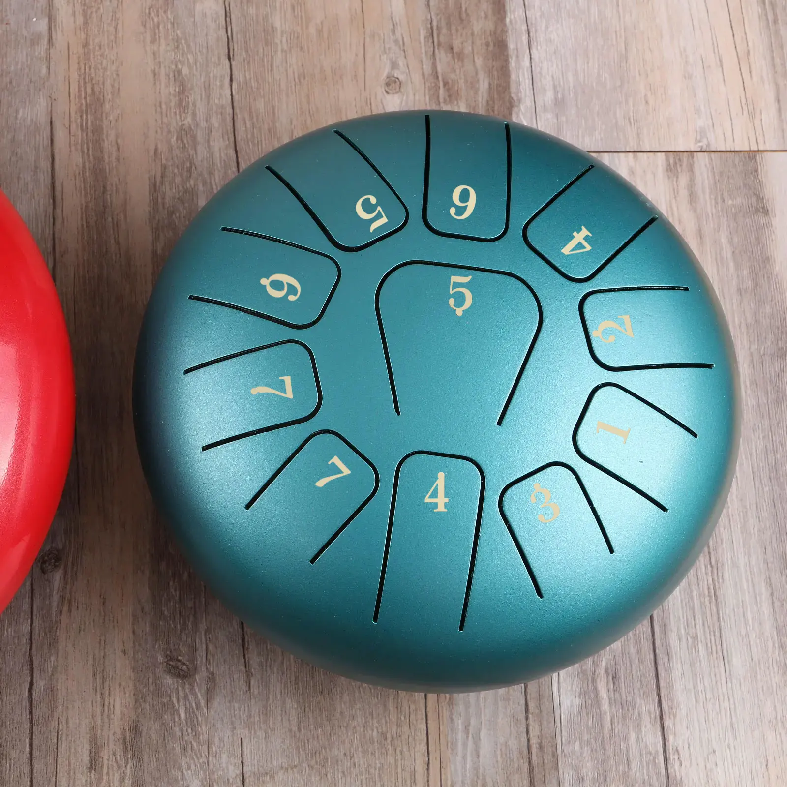 

2pcs Tongue Drum Note Stickers Big Font Plastic Decals Music Instrument Supplies Soundmark Decals Wear Resistant